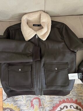 NWT Women’s Ralph Lauren Faux Leather Jacket